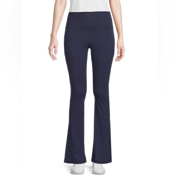 🧘🏻‍♀️Side Split Navy Bootcut Flare Leggings🧘🏻‍♀️ ~small - Picture 6 of 15